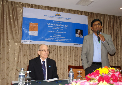 Book Launching: “Global Health Law” by Prof. Lawrence O. Gostin