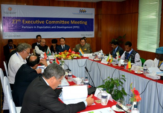 27th Executive Committee Meeting of PPD held in Dhaka on 19th November 2015