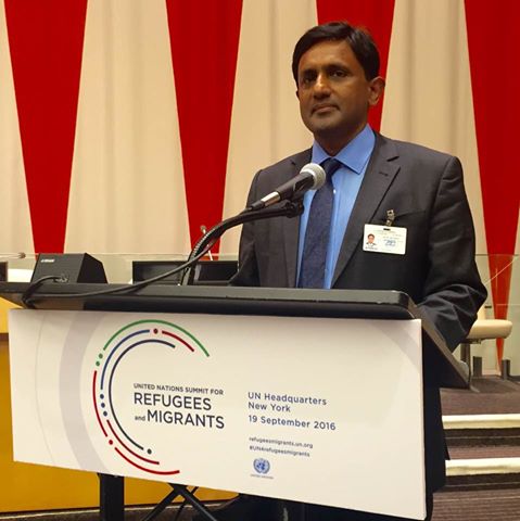 Statement by Dr. Joe Thomas, Executive Director of PPD at the General Assembly – Seventy-first Session, High-level Meeting on addressing large movements of refugees and migrants, UN Headquarters, 19 September 2016
