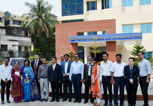 Honourable Ambassador of People’s Republic of China in Bangladesh H.E. Mr. Ma Mingqiang visited PPD Secretariat at Agargaon, Dhaka on 24th of October, 2017