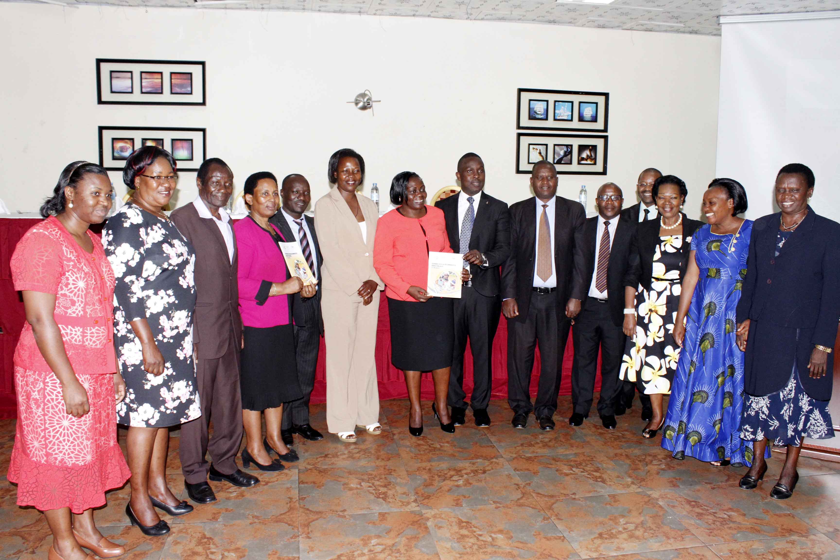 Parliamentarians and Ministers at the official launch of the report.