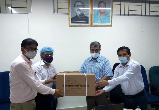 Handover Ceremony of Misoprostol tablets and Postpartum Kits donated by Chinese Government to Bangladesh Government – 31st May 2021