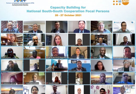 PCC Workshop on “Capacity Building for National South-South Cooperation Focal Persons” was held virtually on 26-27 October 2021