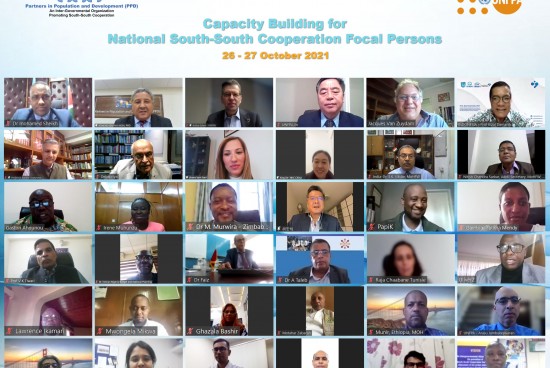 PCC Workshop on “Capacity Building for National South-South Cooperation Focal Persons” was held virtually on 26-27 October 2021