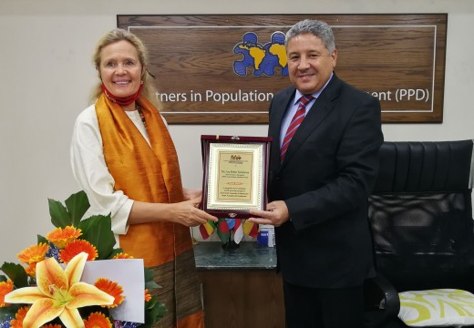 UNFPA Representative Ms. Asa Torkelson’s Farewell Visit to PPD Secretariat